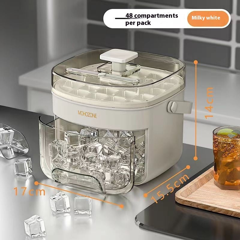 Press-type Convenient Outdoor Portable Ice Tray (48 Grips)