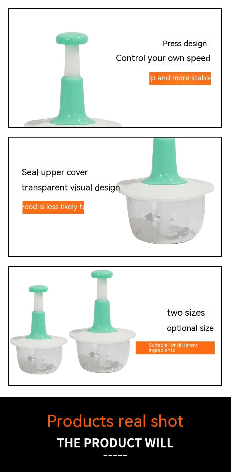 Press Manual Meat/Vegetable Grinder