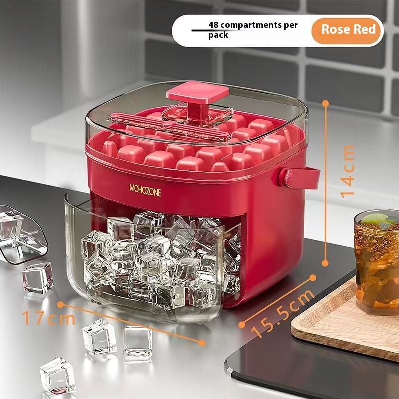 Press-type Convenient Outdoor Portable Ice Tray (48 Grips)