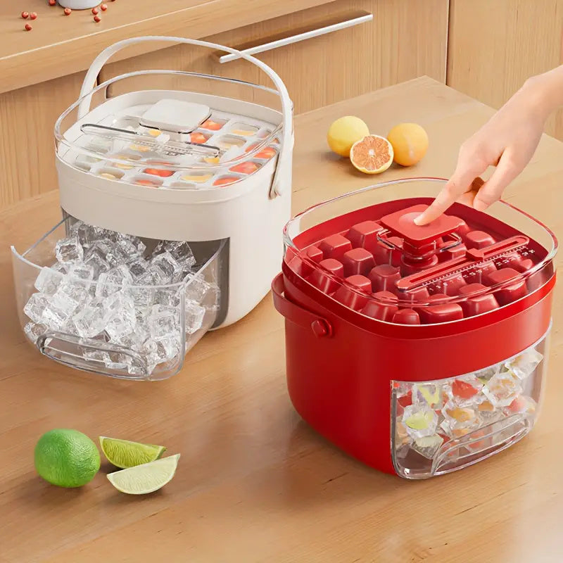 Press-type Convenient Outdoor Portable Ice Tray (48 Grips)