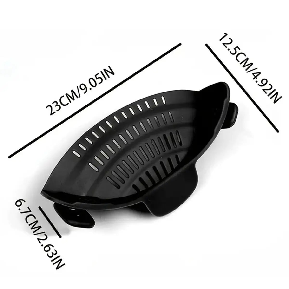 Universal Adjustable Silicone Clip On Strainer For Pots Pans And Bowls