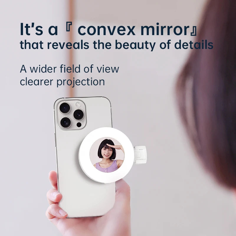 New Mobile Phone Beauty Selfie Pocket Light with Mirror