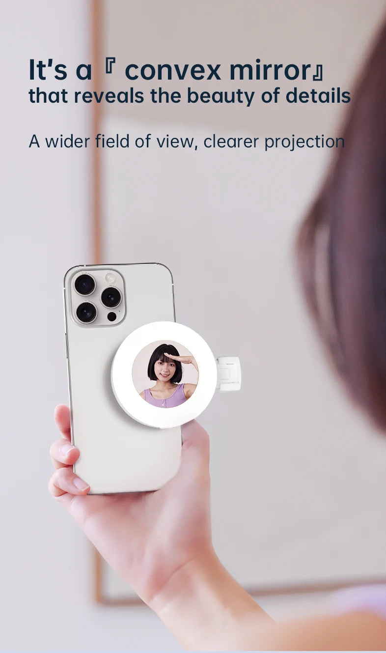 New Mobile Phone Beauty Selfie Pocket Light with Mirror