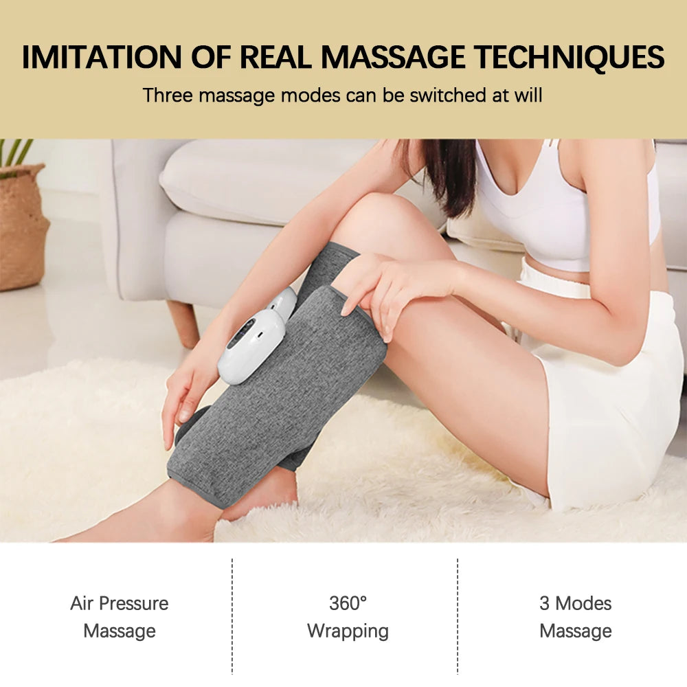 Electric 360° Air Pressure Leg Massage (3 Modes & 1 Pressure Level)