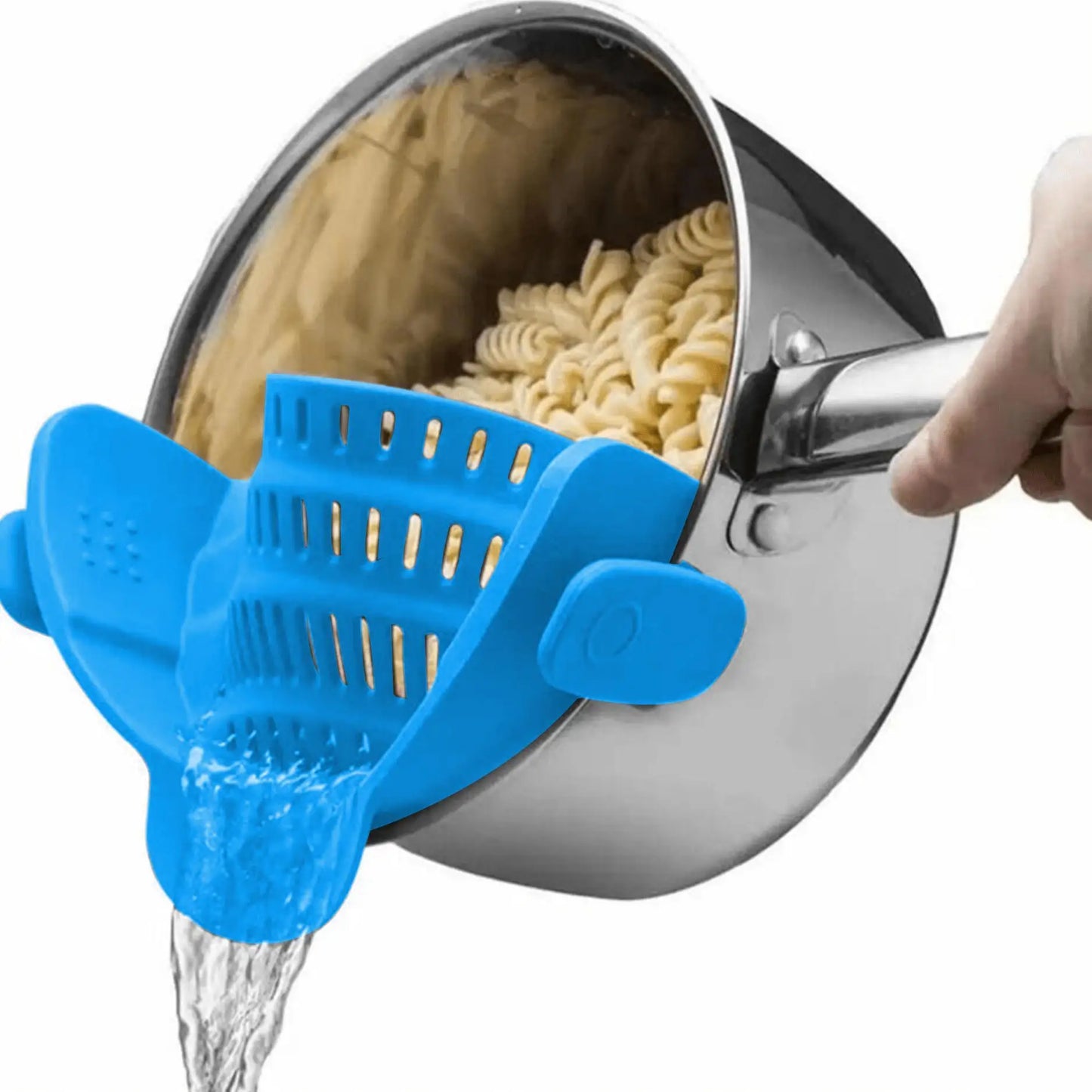 Universal Adjustable Silicone Clip On Strainer For Pots Pans And Bowls