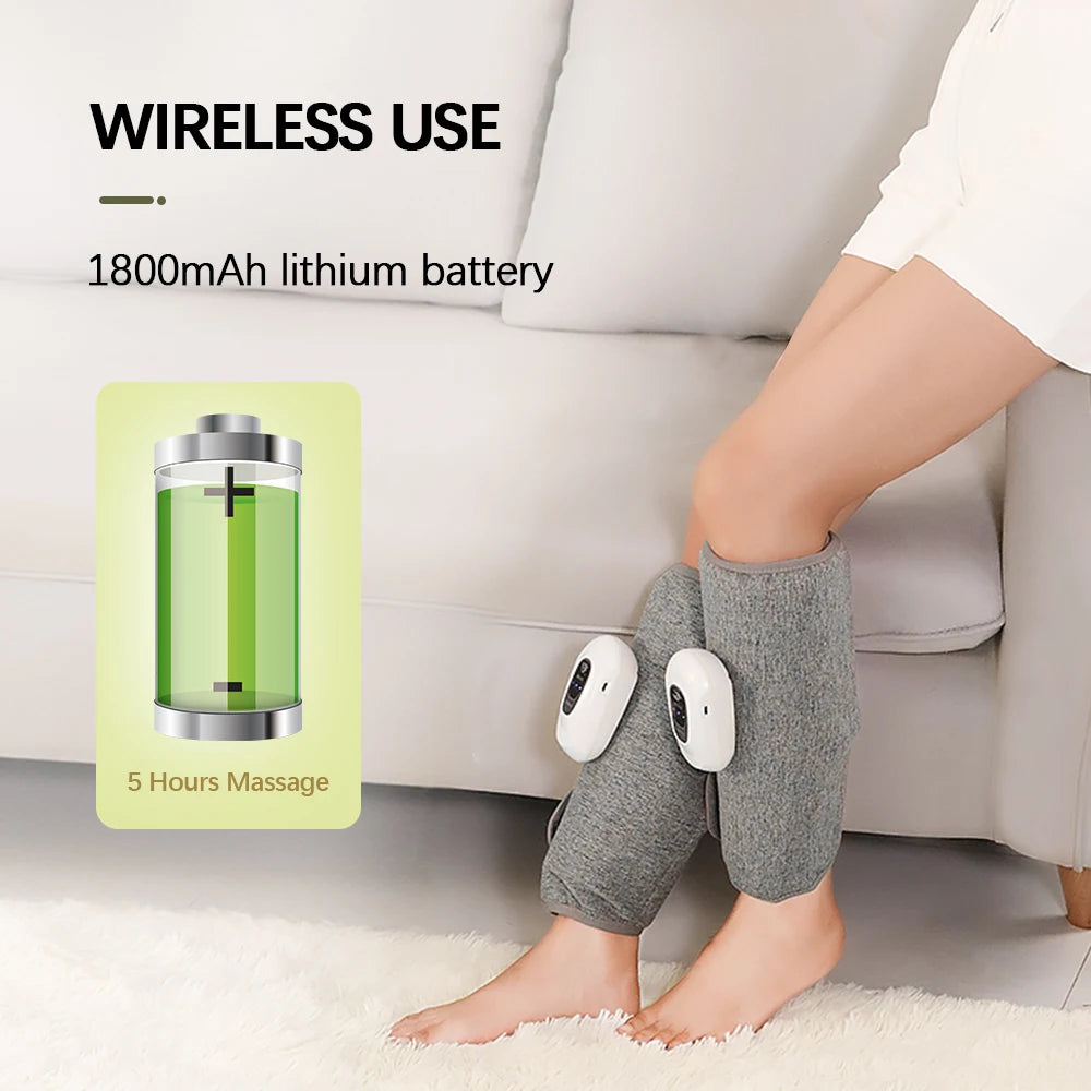 Electric 360° Air Pressure Leg Massage (3 Modes & 1 Pressure Level)