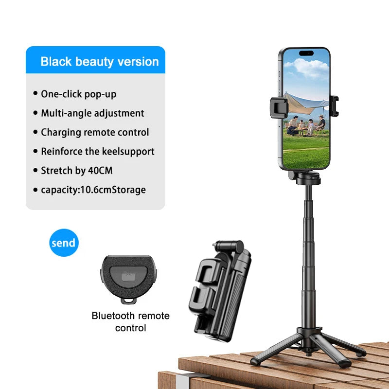 360° Rotation Mini Pocket Selfie Stick Tripod Stand