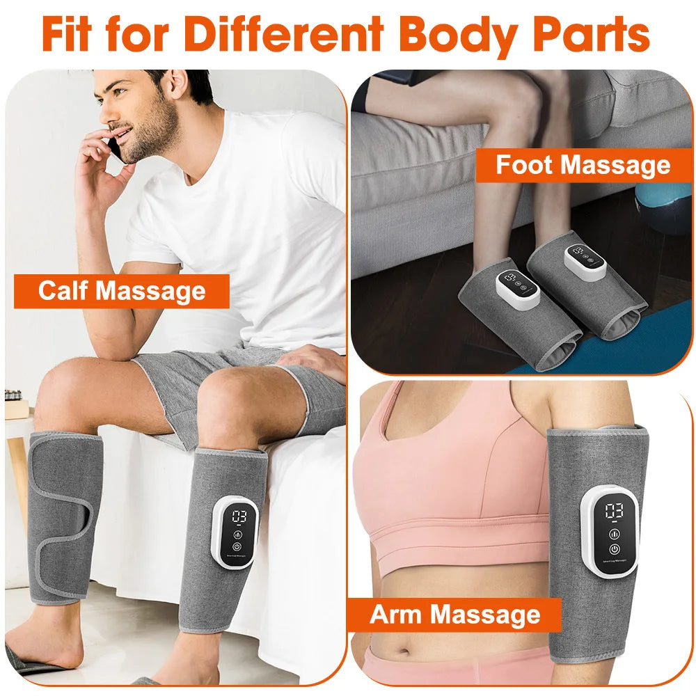 Electric 360° Air Pressure Leg Massage (3 Modes & 3 Pressure Level)