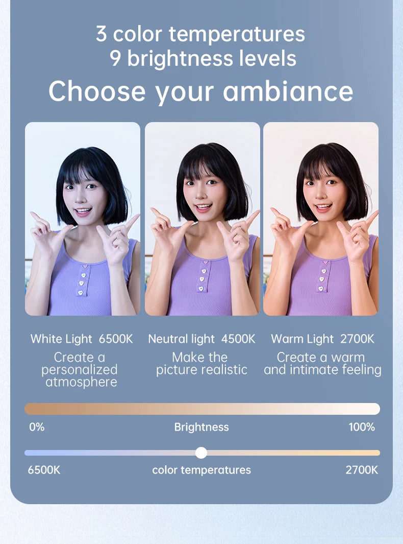 New Mobile Phone Beauty Selfie Pocket Light with Mirror