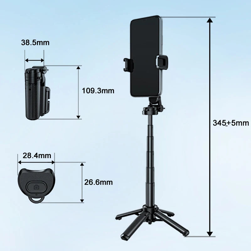 360° Rotation Mini Pocket Selfie Stick Tripod Stand