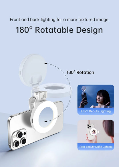 New Mobile Phone Beauty Selfie Pocket Light with Mirror