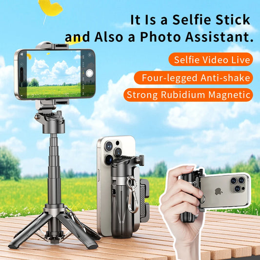 360° Rotation  Mini Pocket Selfie Stick Tripod Stand