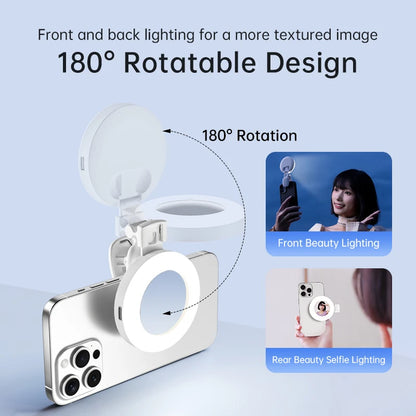 New Mobile Phone Beauty Selfie Pocket Light with Mirror