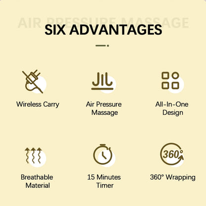 Electric 360° Air Pressure Leg Massage (3 Modes & 1 Pressure Level)