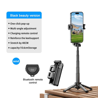 360° Rotation  Mini Pocket Selfie Stick Tripod Stand