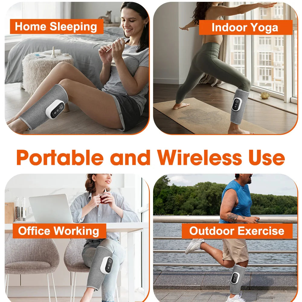 Electric 360° Air Pressure Leg Massage (3 Modes & 3 Pressure Level)