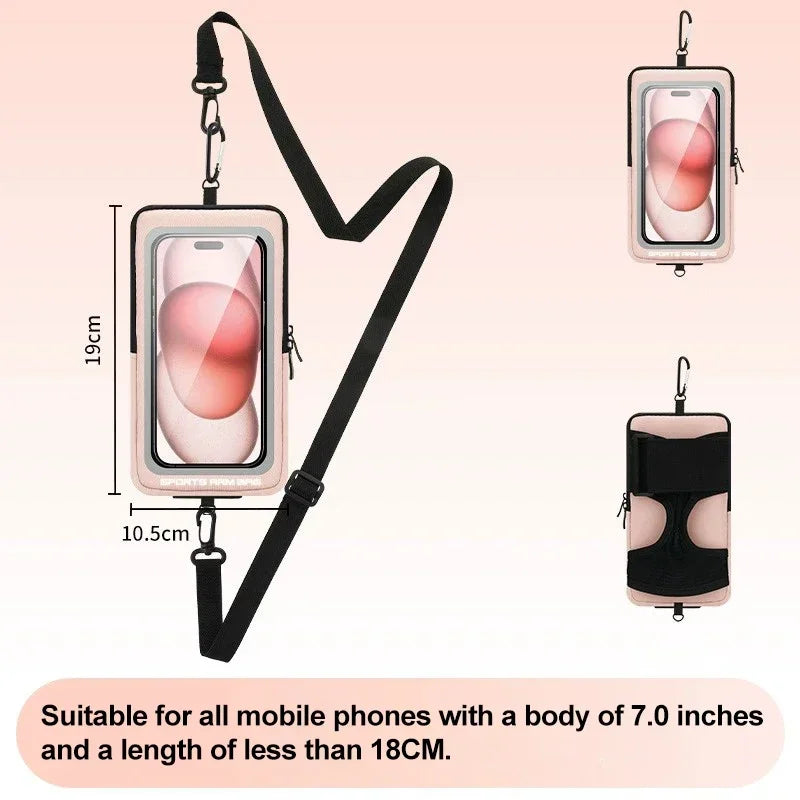 Multifunction Touch Screen Running Bags For Mobile