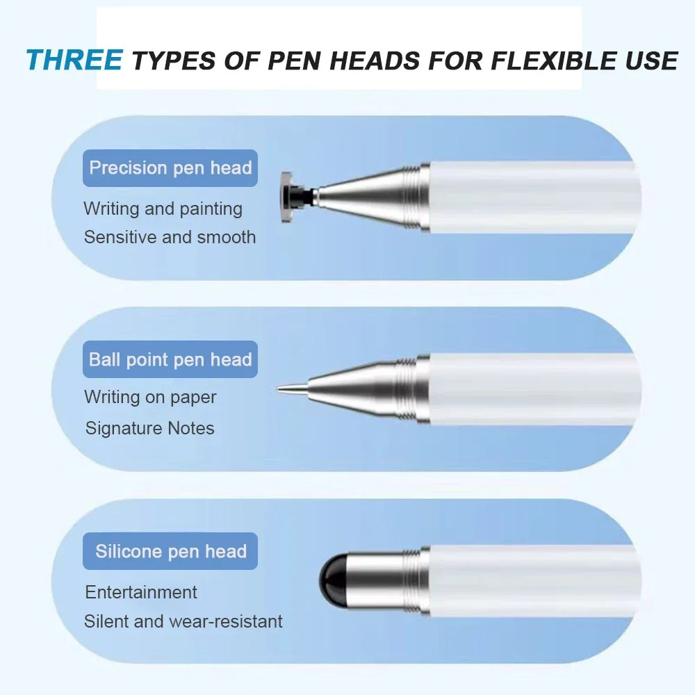 Universal 3 in 1 Stylus Pen for Mobile